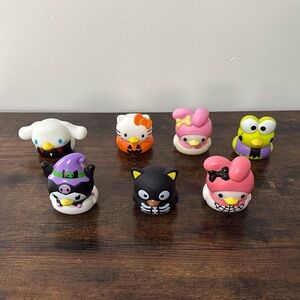 Hello Kitty 2024 Halloween Rubber Ducks Sanrio Toy Lot Basket Gift My Melody
